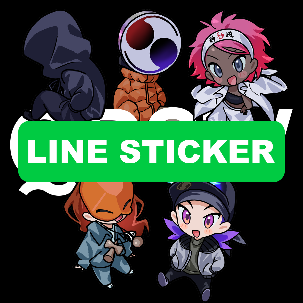 Sticker Line Id LINE STICKER – QR81V